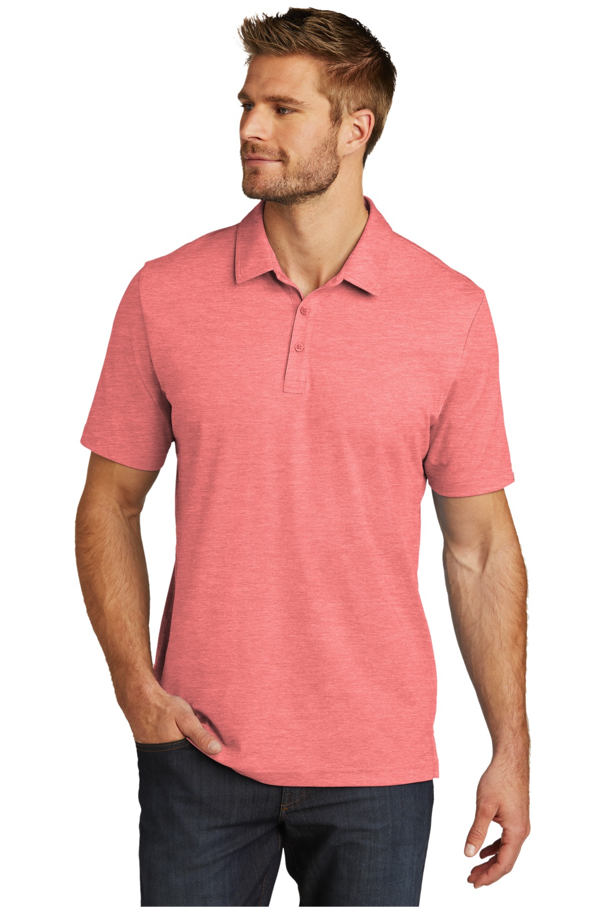 TravisMathew Oceanside Heather Polo - Image 4