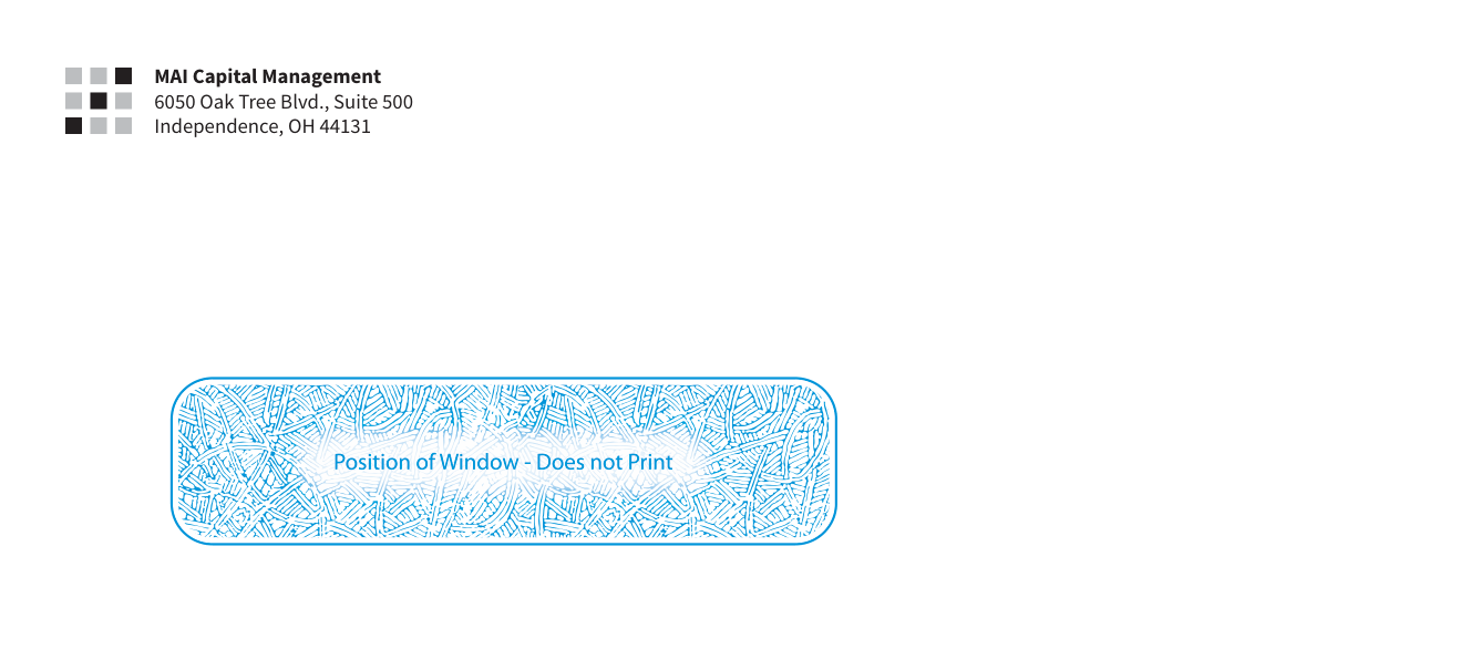 #8.625 Window Security Envelope