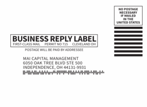 Business Reply Label 4.125x5.5