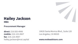 Evoke: Business Cards - Image 2